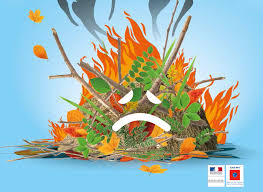 brûlage de déchets