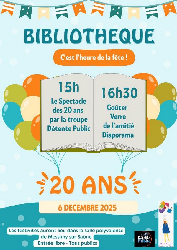 20 ans de la bibliothèque