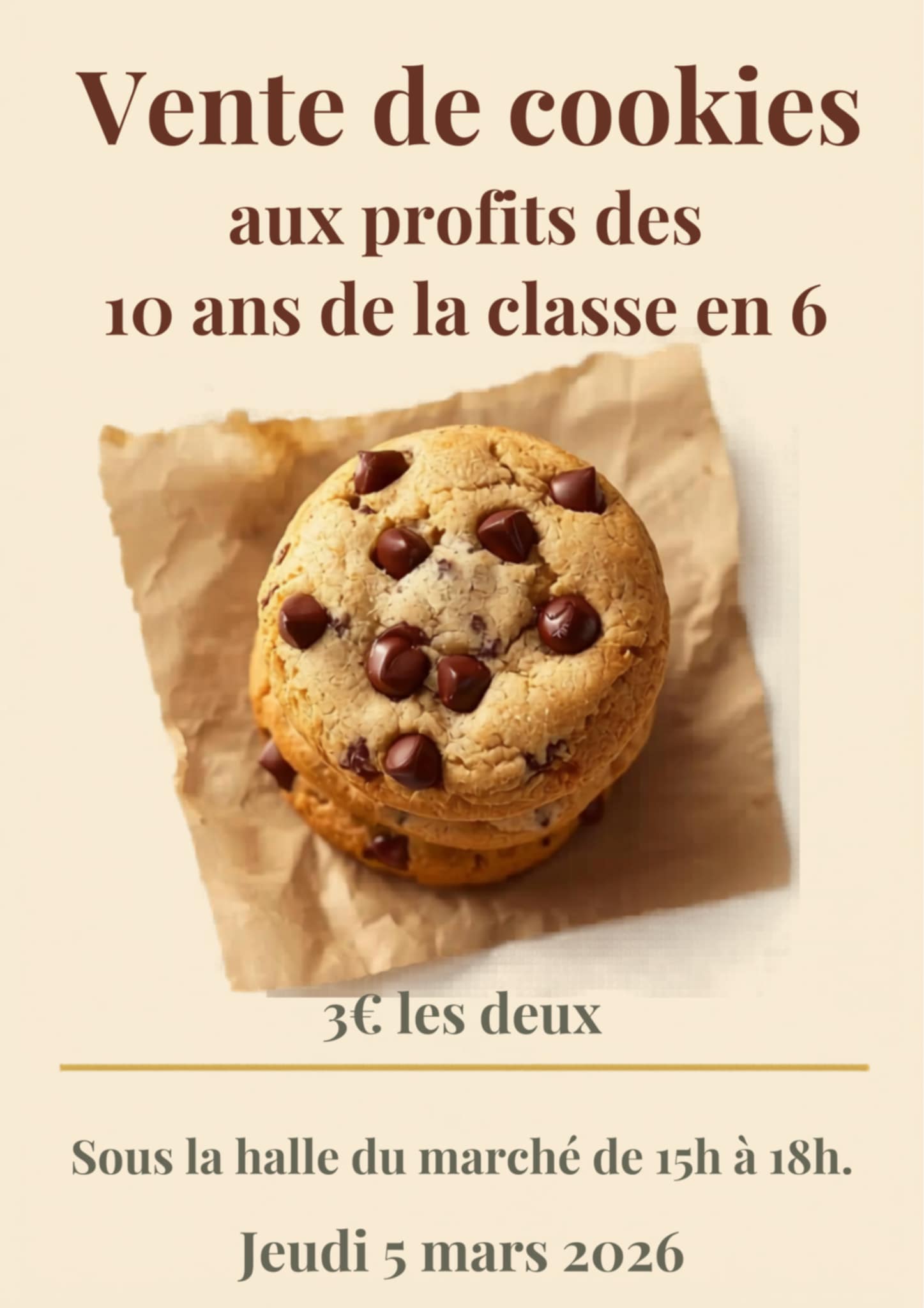VENTE COOKIES