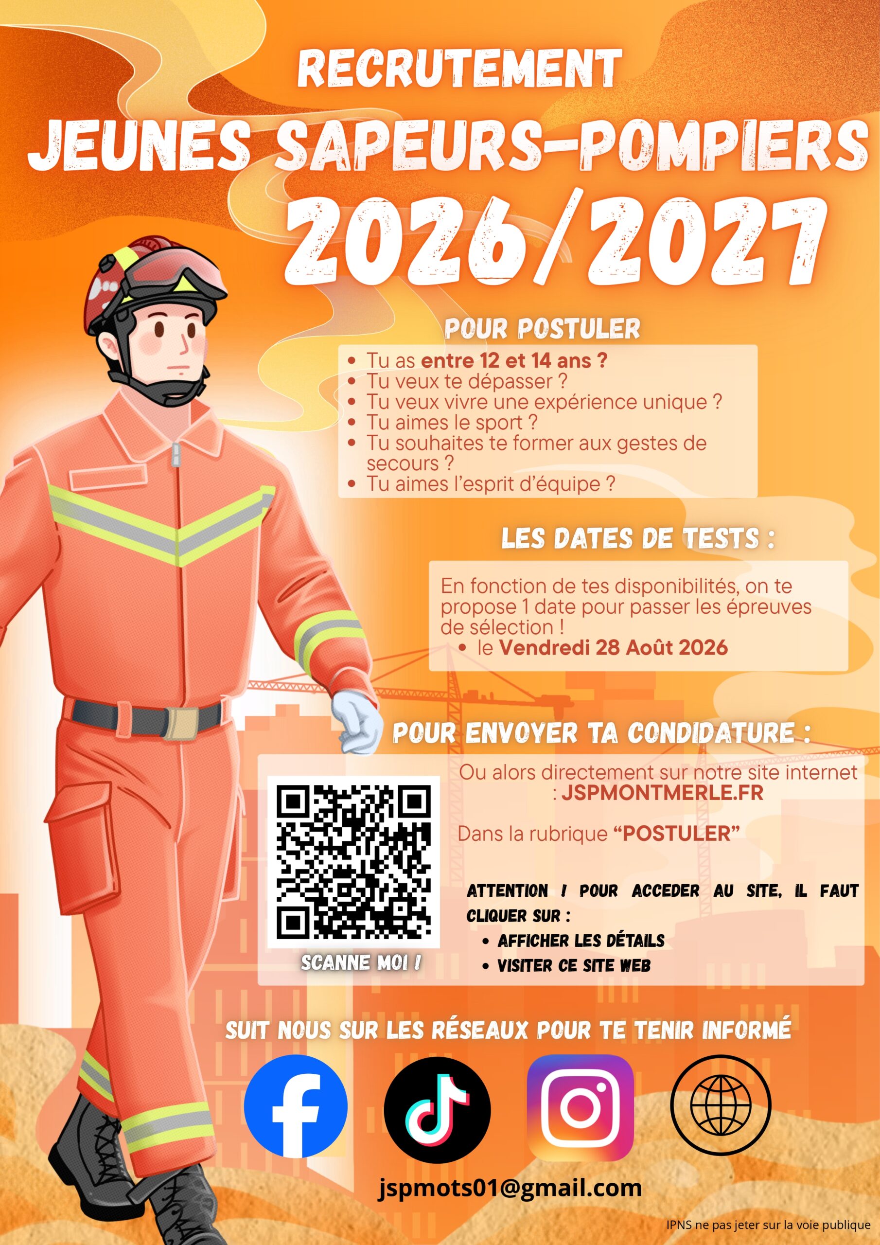 Orange and White Illustrated Fire Safety Tips Poster_page-0001